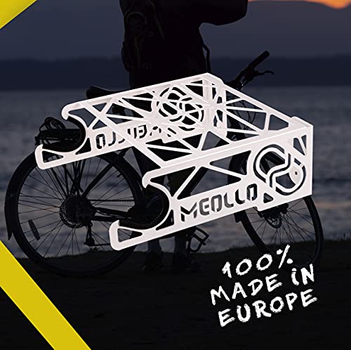 MEOLLO Soporte Colgador para Bicicleta (100% Acero) - Fabricado en España.