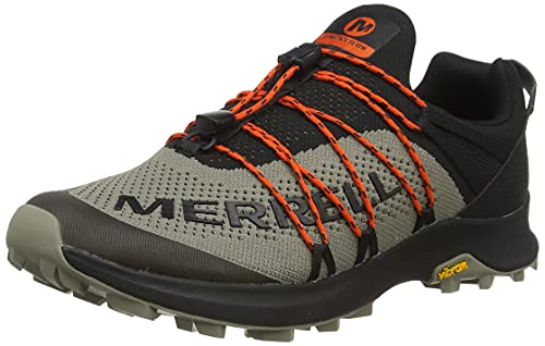 Merrell Long Sky Sewn, Zapatillas Hombre, Black/Brindle, 44 EU