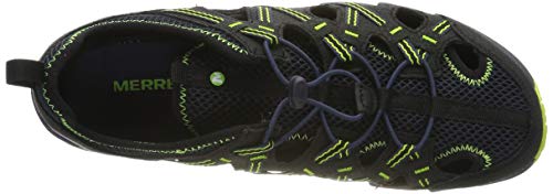 Merrell M-Hydro Choprock Shandal, Sandalias Deportivas Unisex Niños, Negro (Black/Navy/Lime), 31 EU