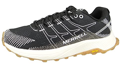 Merrell Moab Flight, Zapatillas de Running Hombre, Black/White, 44 EU