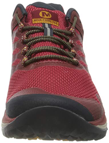 Merrell Nova 2 GTX, Zapatillas para Caminar Hombre, Rojo (Brick), 42 EU