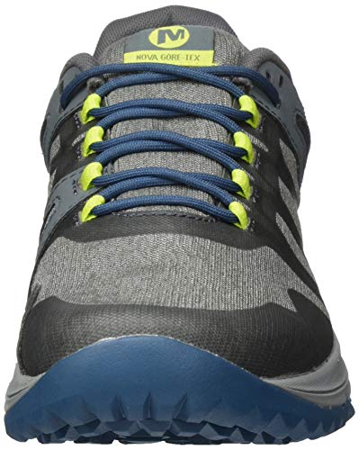 Merrell Nova GTX, Zapatillas para Carreras de montaña Hombre, Gris (Monumento), 41 EU