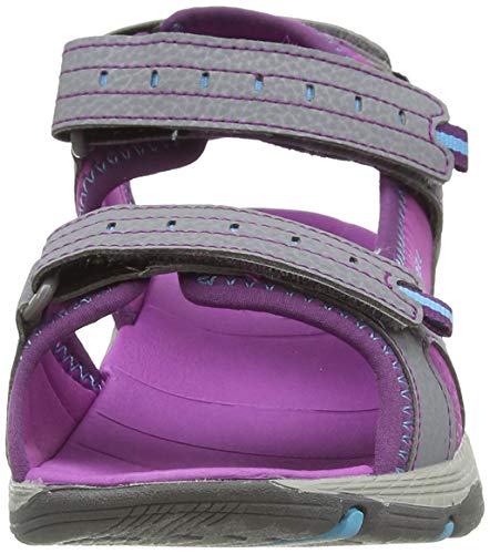 Merrell Panther Sandal 2.0, Sandalia con Pulsera Unisex Niños, Rosa (Grey), 32 EU