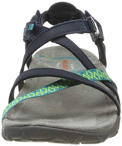 Merrell Terran Lattice Ii Tira de tobillo para Mujer, Azul (NAVY), 39 EU