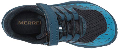 Merrell Trail Glove 5 A/C, Cross Trainer Niños, Azul (Tahoe), 35 EU