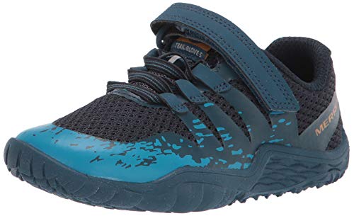 Merrell Trail Glove 5 A/C, Cross Trainer Niños, Azul (Tahoe), 35 EU