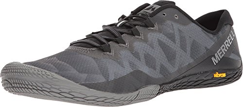 Merrell Vapor Glove 3, Zapatillas Hombre, Negro/Plateado, 49 EU