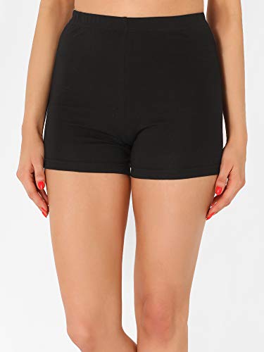 Merry Style Culote de Ciclismo Mallas Cortas Leggins de Viscosa Mujer MS10-391 (Negro,XS)