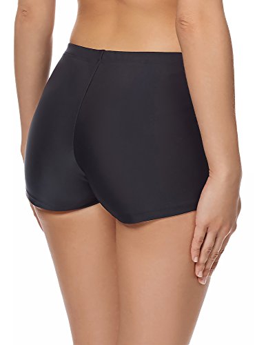 Merry Style Shorts Deportivos del Bikini Bañadores Ropa Mujer Modelo S1LL (Negro (9240)/Blanco (0016), 36)