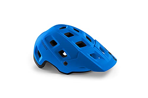 MET Casco Terranova Azul Mate 58-61, Adultos Unisex, Multicolor (Multicolor), L