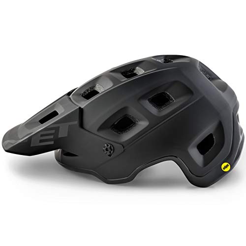 MET Casco Terranova S(52-56), Adultos Unisex, Multicolor (MIPS Negro)