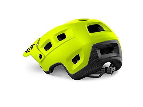 MET Casco Terranova Verde Lima Mate 58-61, Adultos Unisex, Multicolor (Multicolor), L