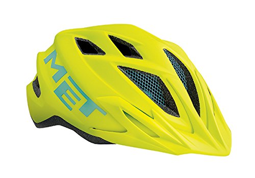 MET Crackerjack Casco de Ciclismo, Niños, Amarillo, 52-57 cm