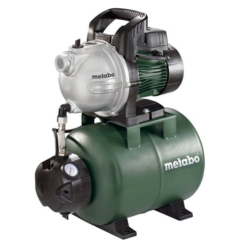 Metabo 600968000-Bomba de Agua para Uso Sanitario/doméstico HWW 3300/25 G 900W Altura máx. Bombeo 46 m, 600968000 W, 240 V, Verde