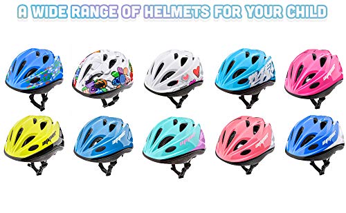 meteor Casco Bicicleta Bebe Helmet Bici Ciclismo para Niño - Cascos para Infantil - Bici Casco para Patinete Ciclismo Montaña BMX Carretera Skate Patines monopatines HB6-5 (M (52-56 cm), KS07 Green)