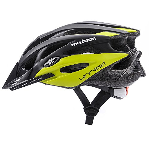 meteor® Casco Bicicleta Helmet de Bici para jóvenes y Adultos para Ciclismo MTB Road Race Montaña BMX Carretera y Otras Formas de Actividad Ciclista Casco Protección Unrest