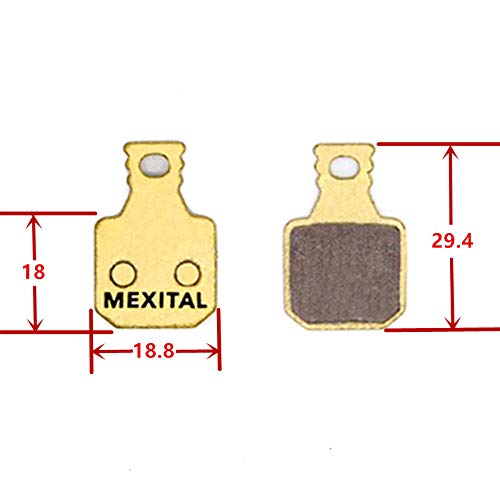 MEXITAL 2 Pares Pastillas Freno Disco sinterizado para Magura MT5 MT5E MT7 MT Trail Typ 8.1 SH901 M5 M7