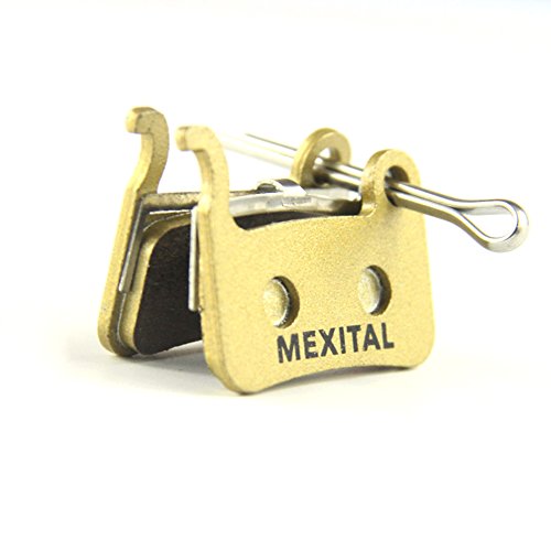 MEXITAL 2 Pares Pastillas Freno Disco sinterizado para Shimano LX M585 Deore M505 M535 M545 M595 M596 Hone M601 SLX M665 XT M765 M775 M776 Saint M800 XTR M965 M966 M975 BR-R505 S501 S500 T665