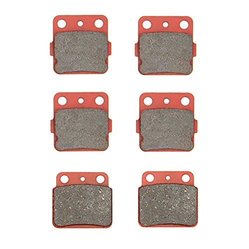 MEXITAL cerámica Pastillas de freno Delanteras + Traseras para KFX 400 (KSF 400 A) (03-06) LT-Z 400 K/Z/L Ouadsport (03-13)