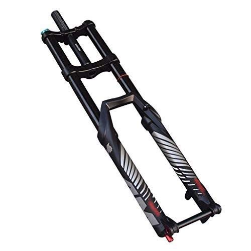 MGE 27,5 Pulgadas Suspensión Tenedor Tenedor Doble del Hombro del Cubo del Eje de Bicicletas de montaña de Descenso Frente Tenedor de amortiguación 29 Pulgadas de Bicicletas (Size : 29inch)