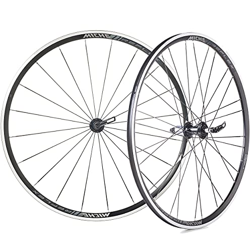 Miche Reflex Wheels Juego de Ruedas de Carretera, Unisex, Negro/Negro, Campagnolo