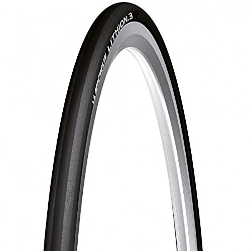 Michelin Lithion 3 Cubierta para Bicicleta, Deportes y Aire Libre, Negro, 700x25