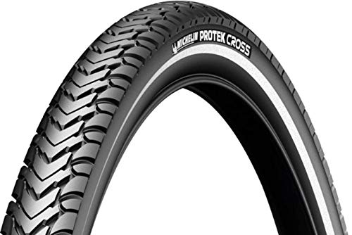 MICHELIN Protek Cross Neumático de Bicicleta de montaña, Unisex Adulto, Negro, 700 x 47C