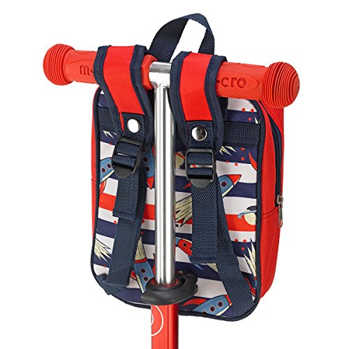 Micro Bag, Mochila Térmica Adaptable a Patinete/Bicicleta para Desayuno, Comida, merienda … (Rocket)
