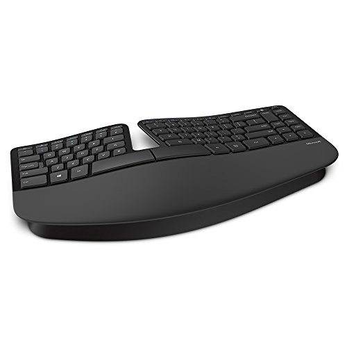 Microsoft – Sculpt Ergonomic Desktop, Ratón y teclado QWERTY español, Negro