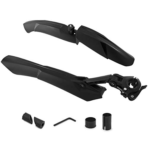 MidGard Guardabarros para Bicicleta para Guardabarros Delantero y Trasero de 24-29 Pulgadas