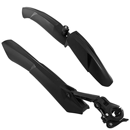 MidGard Guardabarros para Bicicleta para Guardabarros Delantero y Trasero de 24-29 Pulgadas