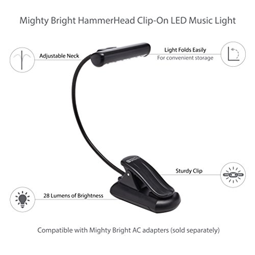 Mighty Bright HammerHead LED Music Book Light, Black (japan import)