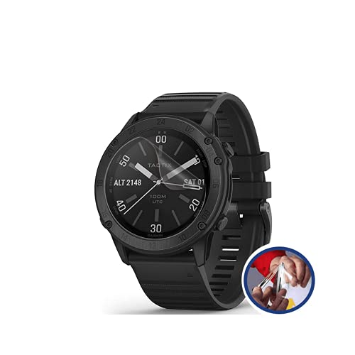 Mihence Protector de pantalla compatible con Garmin Tactix Delta, protector de pantalla de TPU de calidad prémium, ultra HD, compatible con Garmin Tactix Delta Solar/Sapphire Edition Watch [TPU]