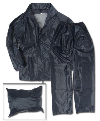 Mil-Tec Traje Impermeable para Hombre, Hombre, Color Azul Marino, tamaño XXXL