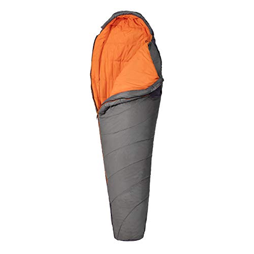 Millet - Baikal 750 REG - Saco de Dormir para Adulto con Funda de Compresión - Sintético - Equipamiento para Actividades al Aire Libre - 2 Estaciones (Confort 10 °C) - Largo: 210 cm - Gris