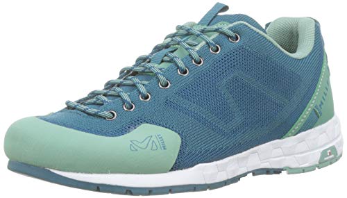 Millet LD AMURI Knit, Zapatos de Low Rise Senderismo Mujer, Verde (Emerald 6390), 40 2/3 EU