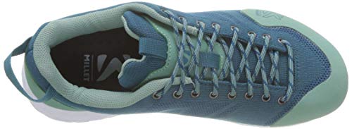 Millet LD AMURI Knit, Zapatos de Low Rise Senderismo Mujer, Verde (Emerald 6390), 40 2/3 EU