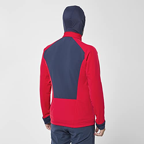 MILLET - Pierra Ment II Jkt M - Chaqueta polar impermeable para hombre - Esquí de travesía - Rojo/Azul