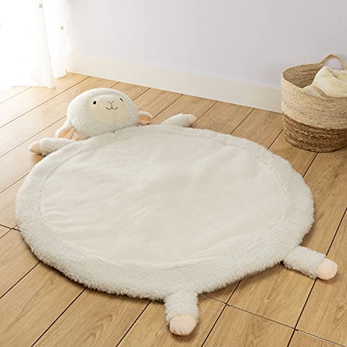 MIMATS- Alfombra Bebé Acolchada- Manta Juegos Bebé- Suelo Bebés Acolchado-Tapete Suave para Gatear y Siesta-Alfombrilla Infantil Peluche-Regalo Nacimiento- Baby Shower niño niña- Talla XL.