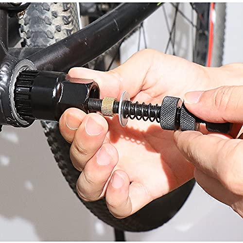 Mimoke Llave de rodamiento interior de bicicleta para pedalier Shimano, rodamiento interior de 24 mm, 20 dientes, herramienta antideslizante 1/2 conexiones