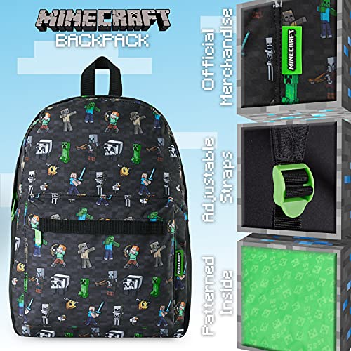 Minecraft Mochilas Escolares Juveniles, Material Escolar Bonito, Mochila Escolar Niños