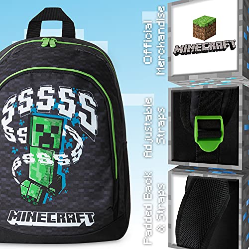 Minecraft Mochilas Escolares Juveniles, Material Escolar Bonito, Mochila Escolar Niños