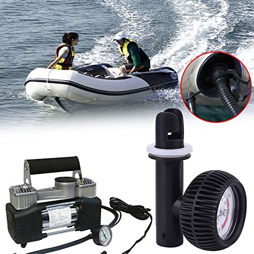 Mingxiao Manómetro de PVC Manómetro de presión de Aire para Barco Inflable Kayak Tabla de Surf Probador neumático Levanta Paddle Board artículos inflables de válvula Adaptador de presión de Aire