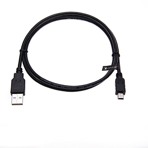 Mini USB Cable 2.0 Compatible con Garmin nuvi 42, 52, 52LM, 54LM, 55LM, 57LM, 67LM, 68LM, 860, 1210, 1240, 1260, 1270, 1290, 1310, 3590LMT / Garmin GPS Edge 500, 510, 605, 705, 800, 810 (1m)