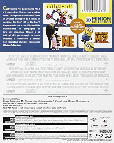 minion collection 3d (cofanetto 6 blu-ray) [Italia] [Blu-ray]