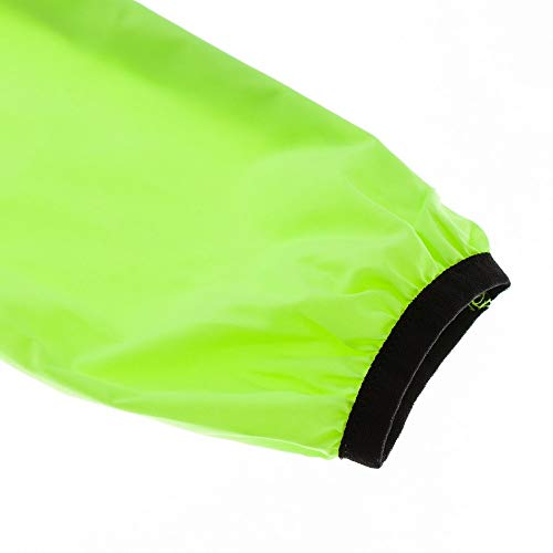 MiOYOOW Chaqueta de Ciclismo, Jersey para Hombre Impermeable y Transpirable Primavera con Tira Reflectante y Dobladillo Ajustable para Escalada Bicicleta