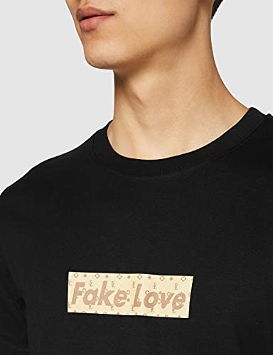 Mister Tee Fake Love tee Camiseta, Negro, L Unisex Adulto