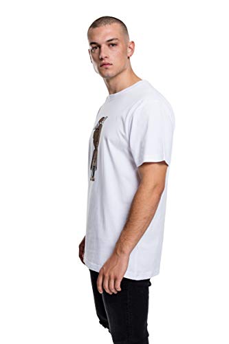 Mister Tee LA Sketch Camiseta, Blanco, M para Hombre