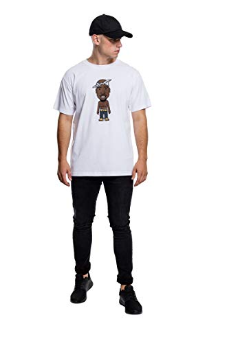 Mister Tee LA Sketch Camiseta, Blanco, M para Hombre