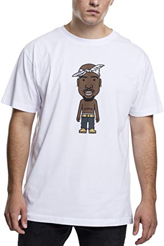 Mister Tee LA Sketch Camiseta, Blanco, M para Hombre